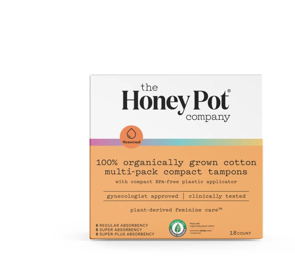 The Honey pot company organic multi - pack compact tampons