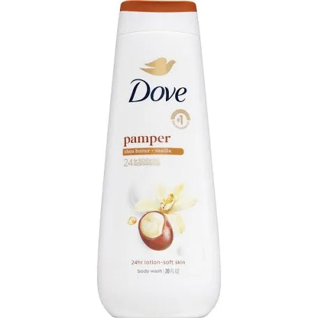 Dove pamper shea butter and vanilla wash