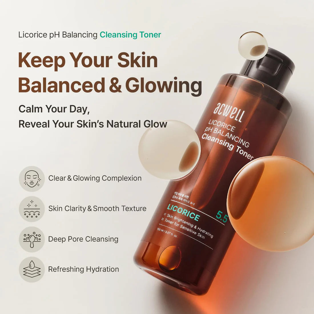 Acwell Licorice ph balancing cleansing toner