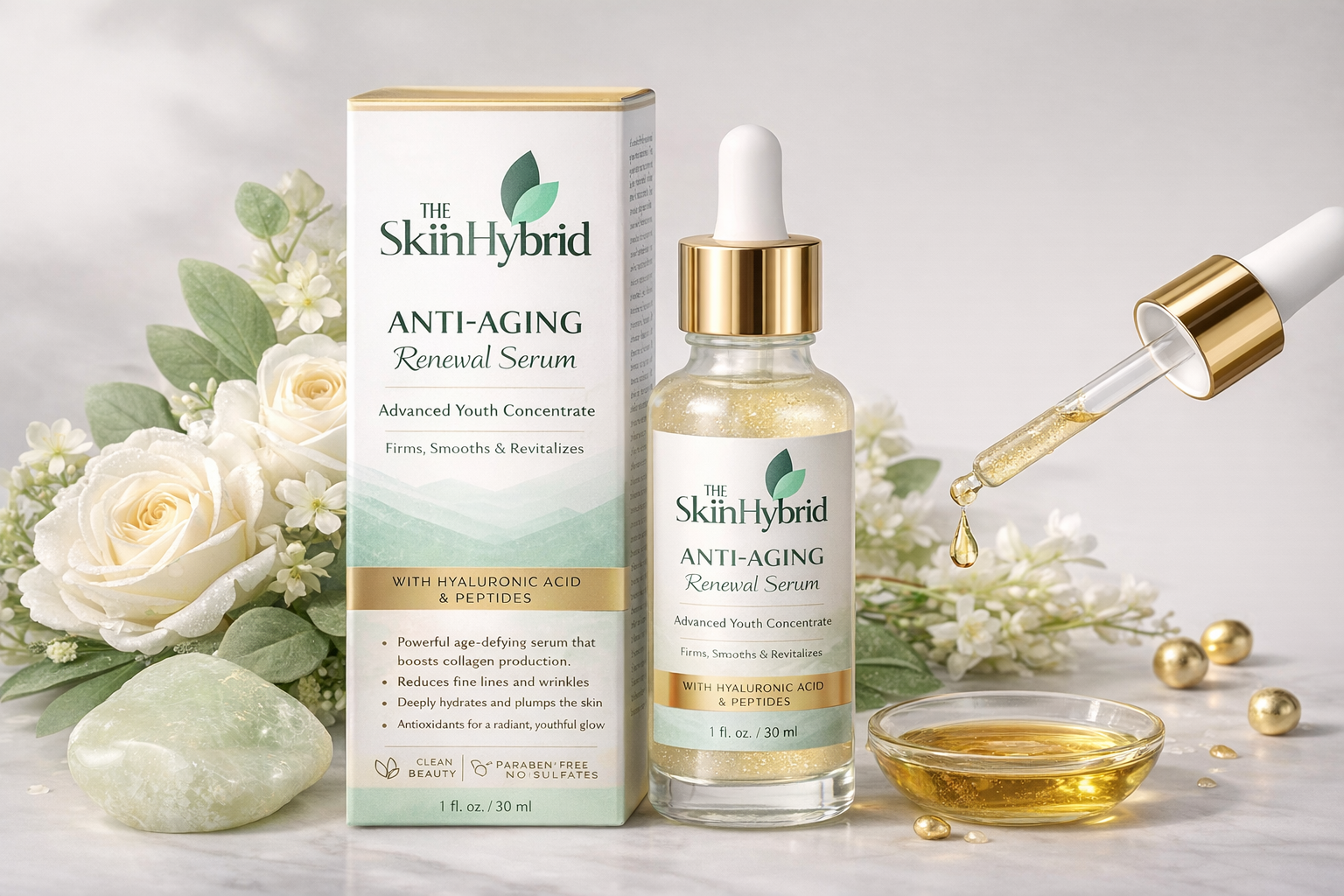 The Skin Hybrid Anti -Aging Renewal serum