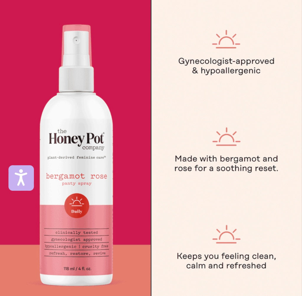 The Honey pot company bergamot panty spray