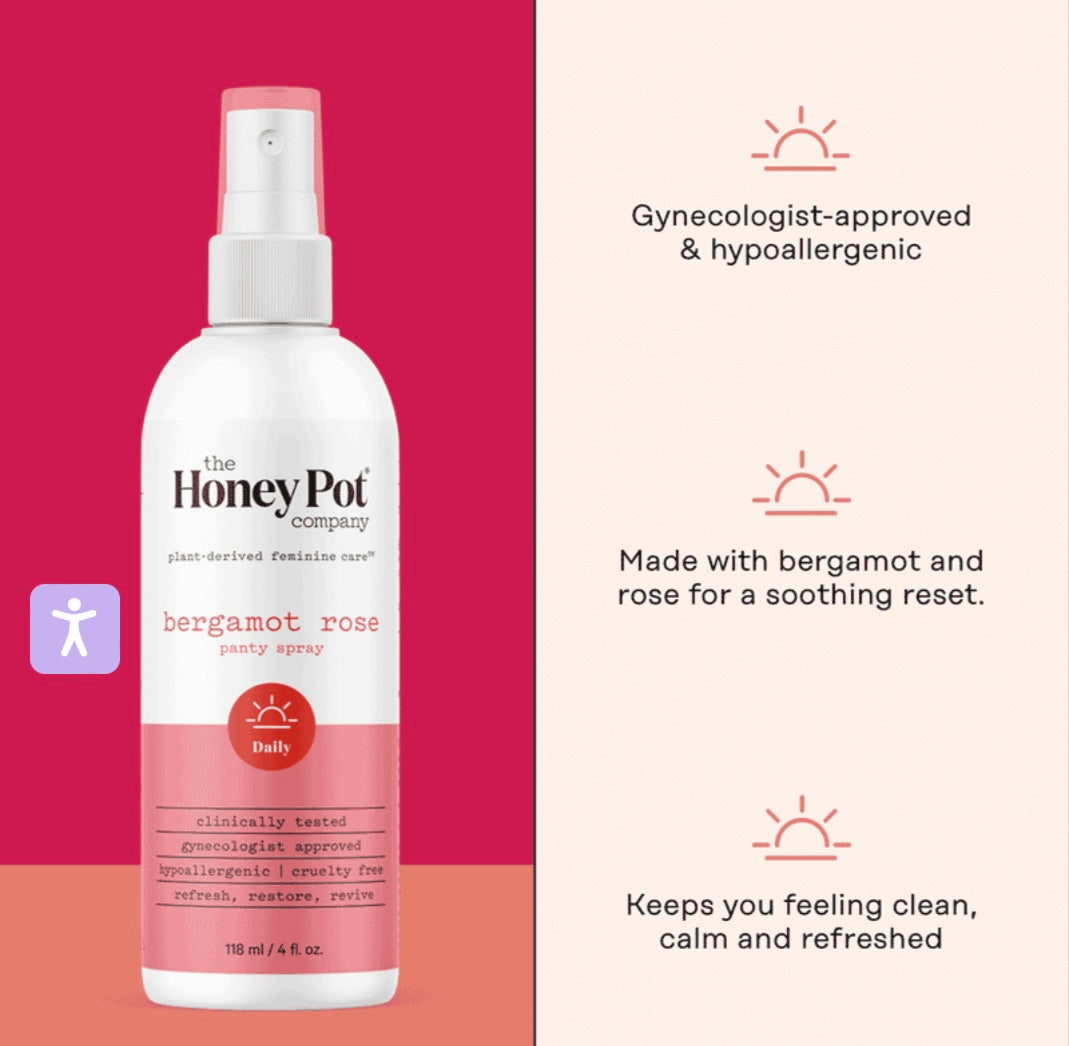 The Honey pot company bergamot panty spray