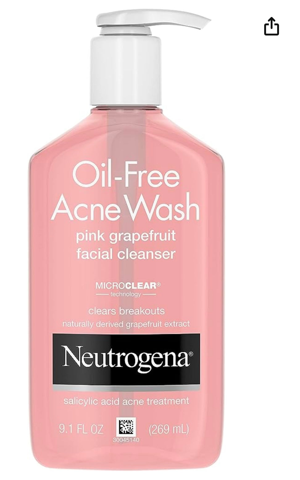 Neutrogena oil free acne wash