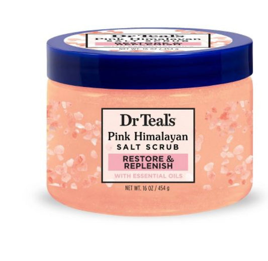 Dr. Teals Pink Himalayan salt body scrub