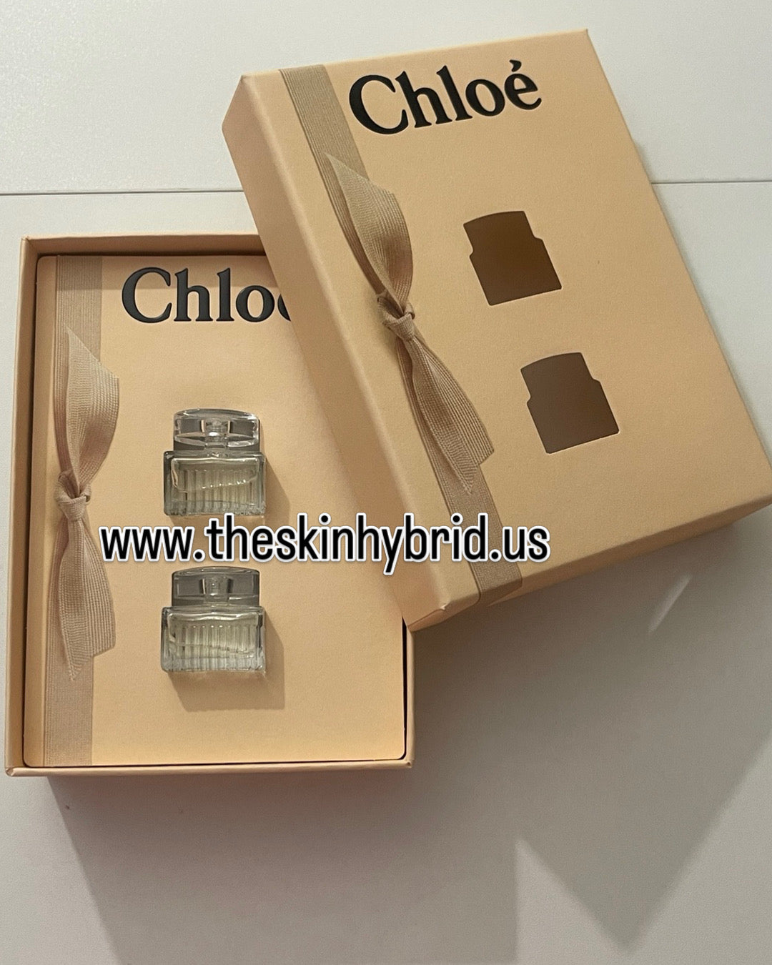 Chloe gift set of two mini bottles