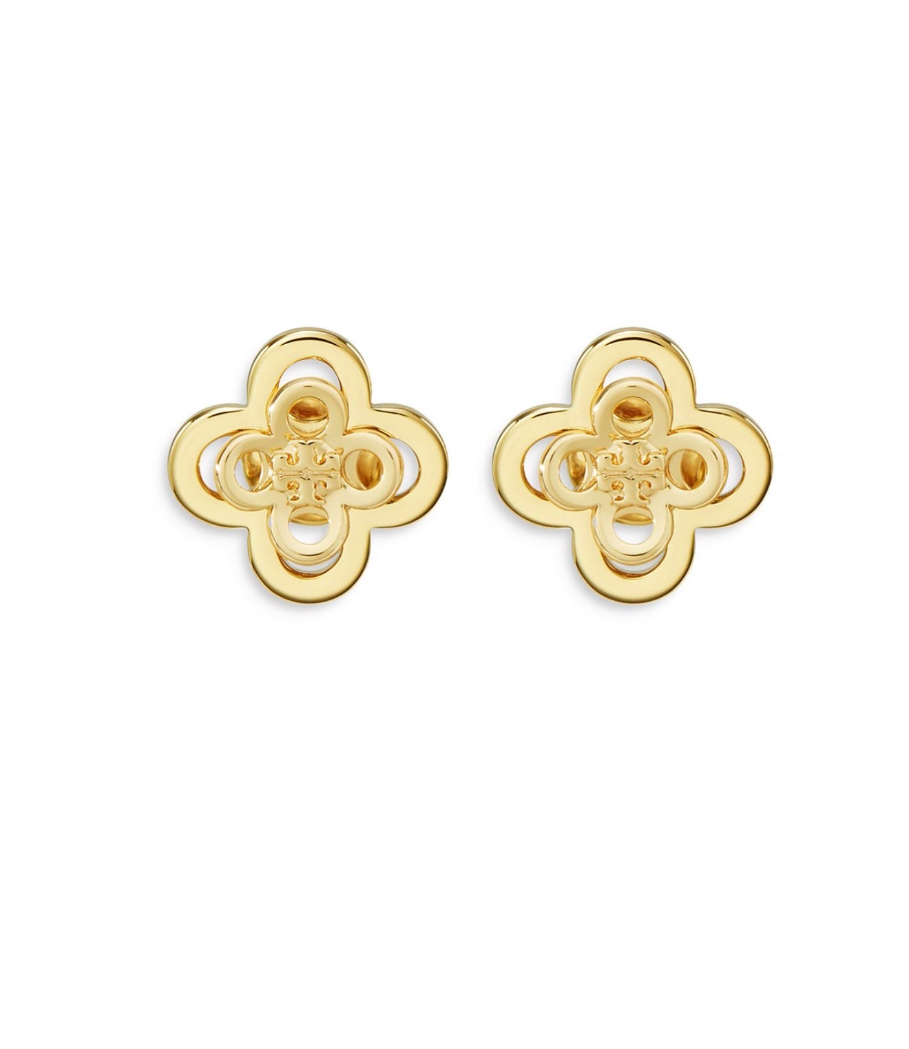 Forget Me Not Clover Stacked Stud Earrings