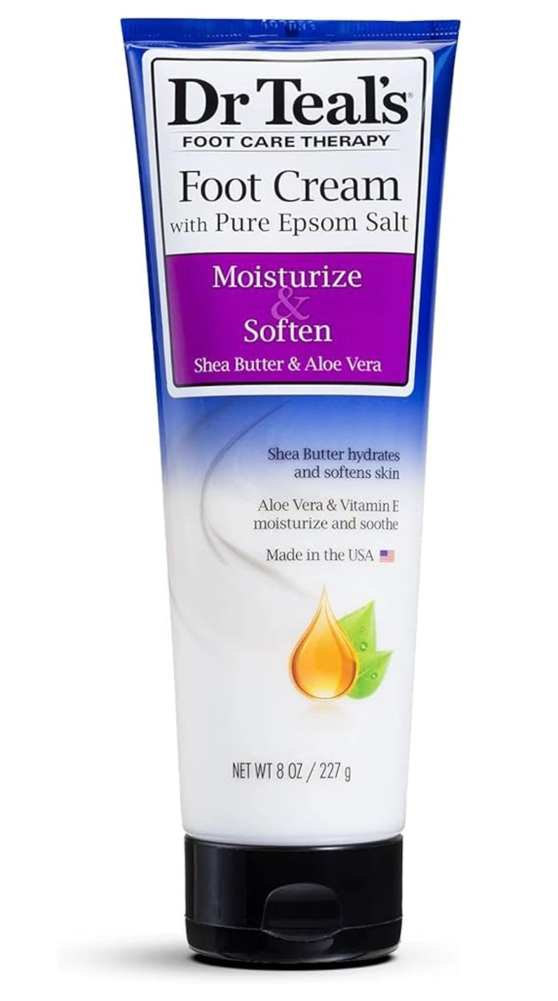 Dr. Teals Pure Epsom salt foot cream