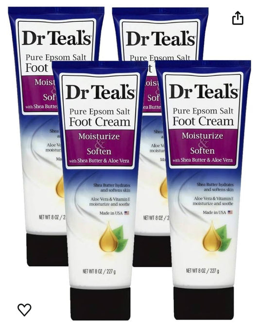 Dr. Teals Pure Epsom salt foot cream