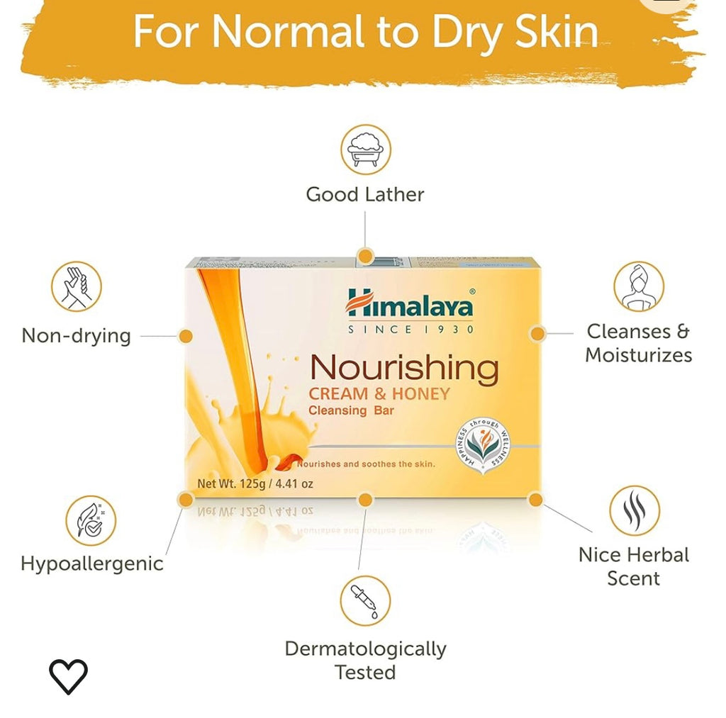 Himalaya cream and honey nourishing soap
