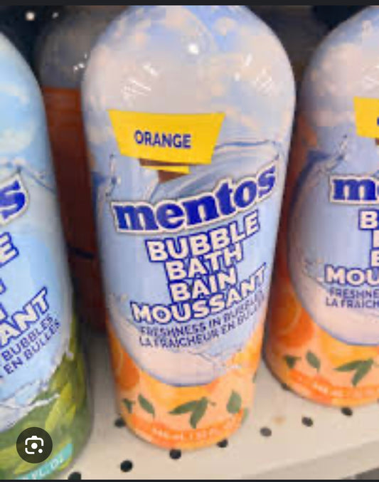 Mentos bubble bath Bain moussant