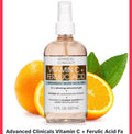 Advanced Clinicals Vitamin C + Ferulic Acid Antioxidant Glow Facial Mist