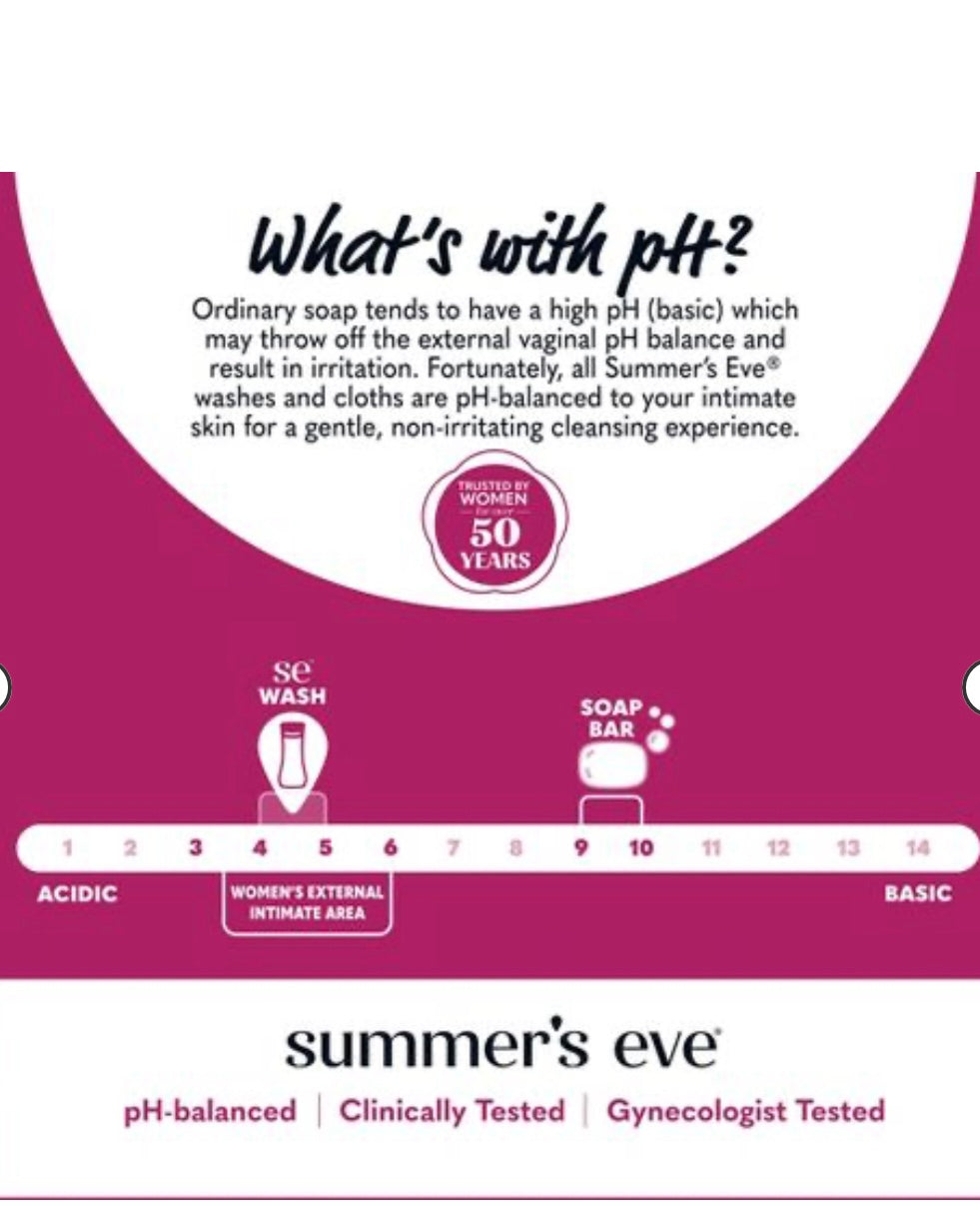 Summer’s eve Amber nights daily refreshing wash