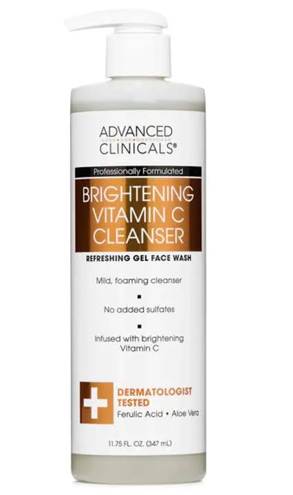 Advanced Clinicals brightening vitamin c cleanser