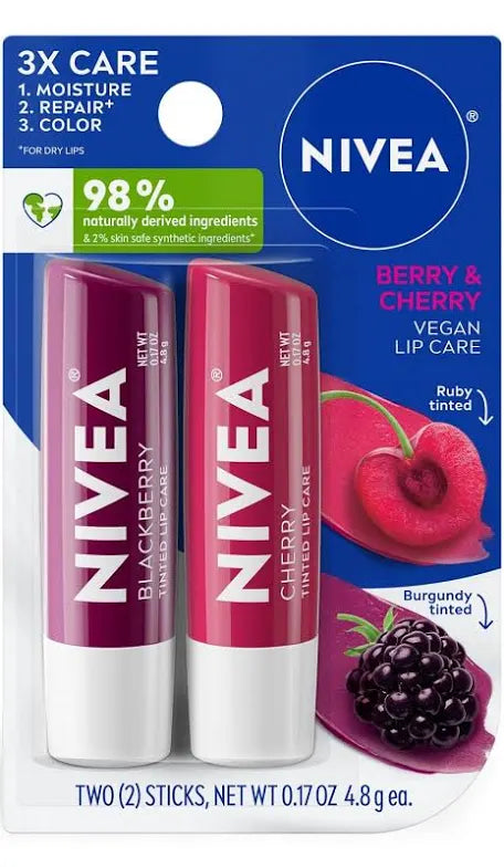 Nivea BlackBerry & Cherry Lip care