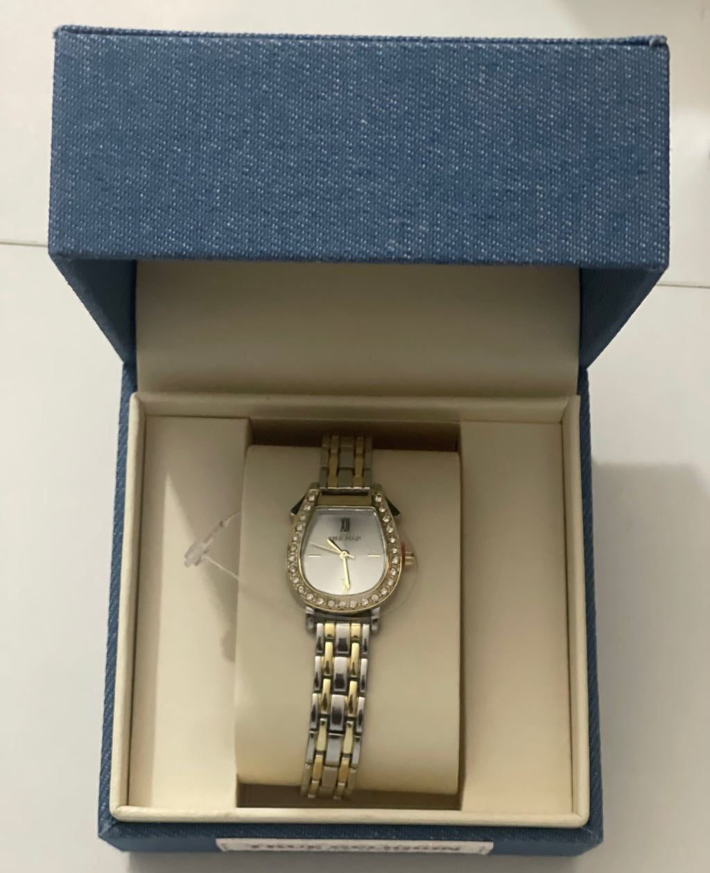 True Religion women’s two tone bracelet watch