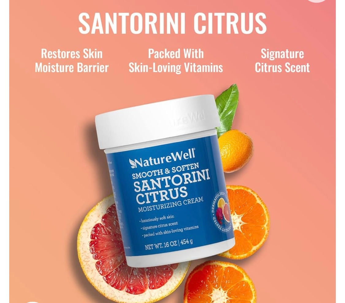 NATURE WELL Santorini Citrus Smooth & Soften Moisturizing Cream