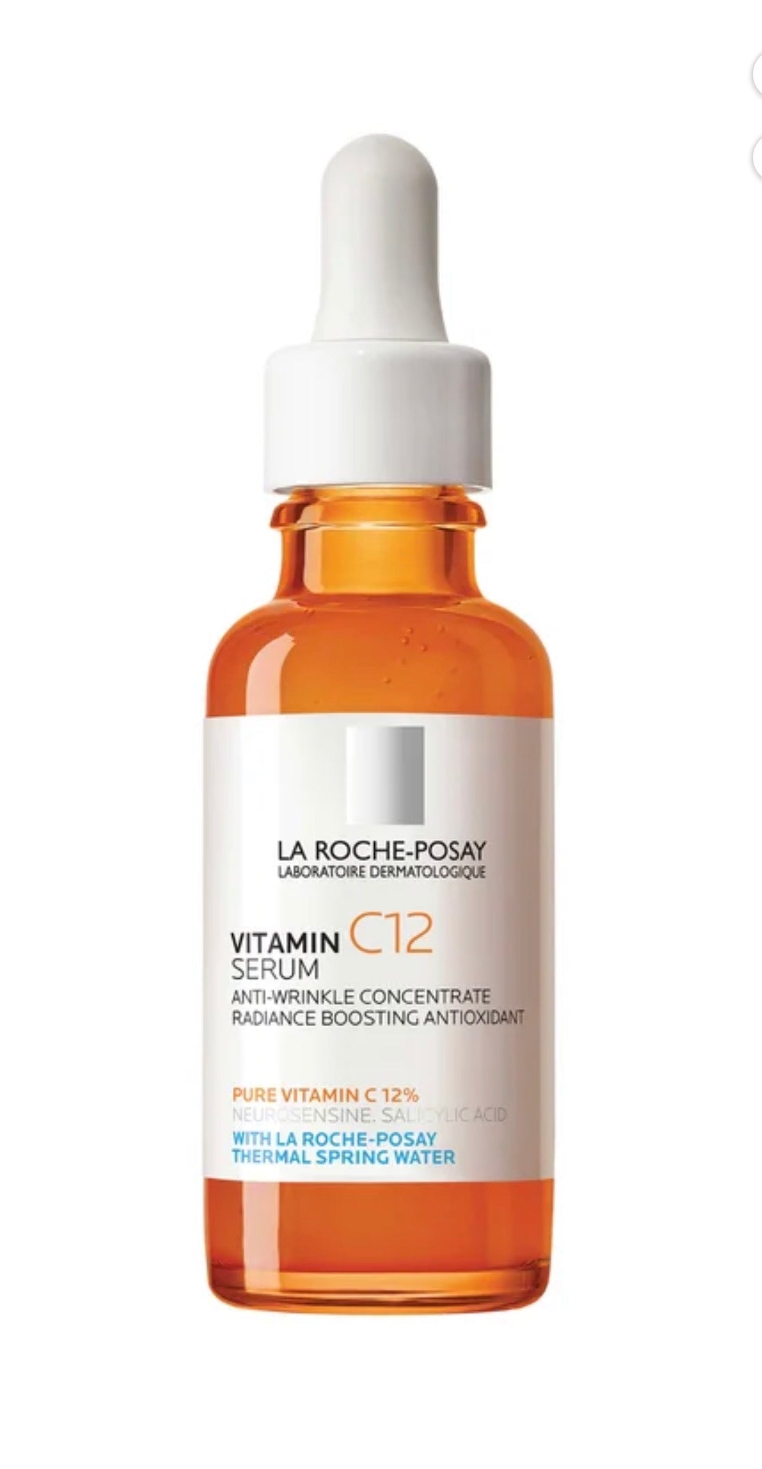 La Roche-Posay Vitamin C12 Face Serum, Vitamin C Serum with Salicylic Acid, 1 fl oz