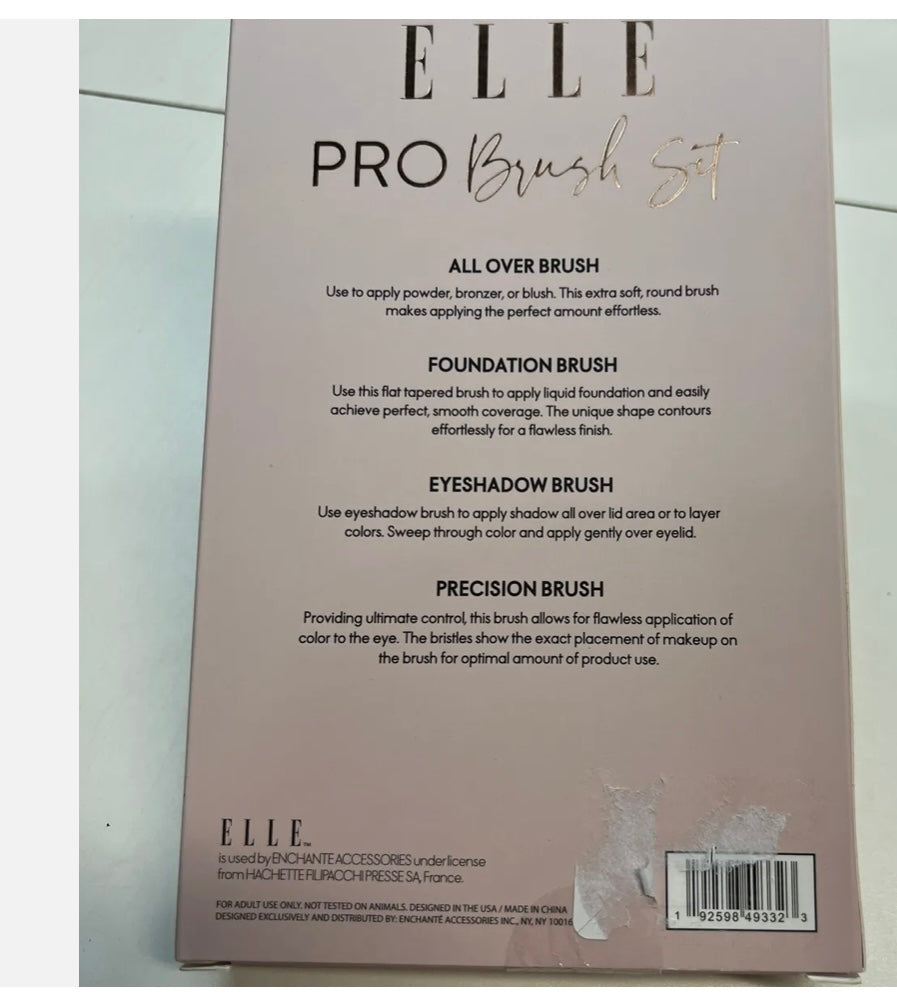 Elle pro brush set