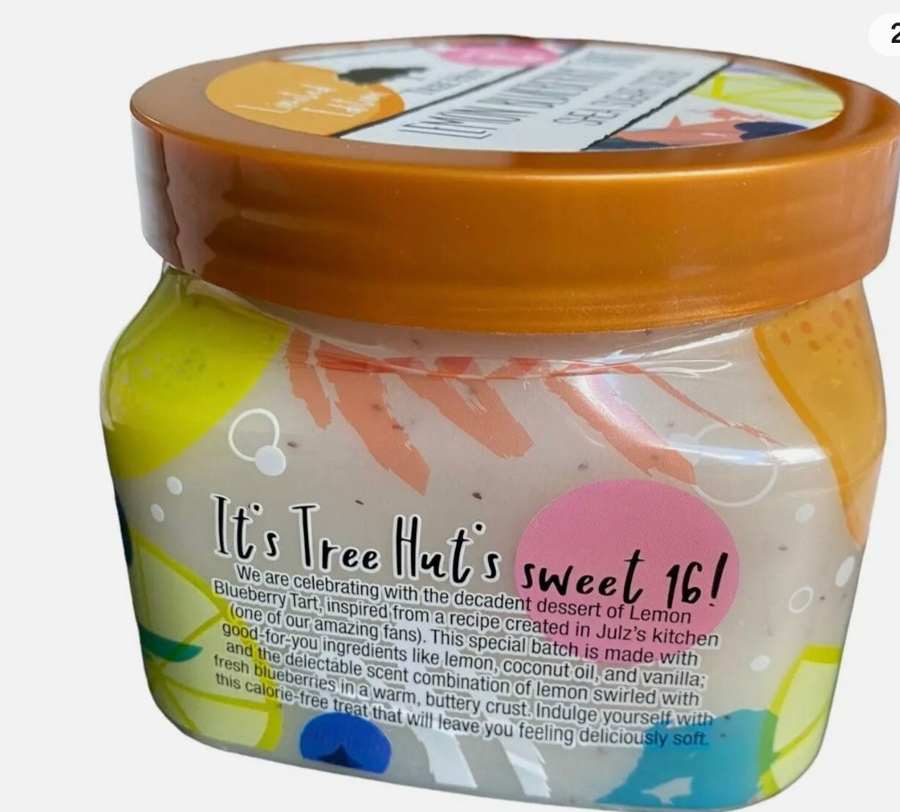Tree Hut Body scrub- Lemon Blueberry Tart Shea sugar scrub