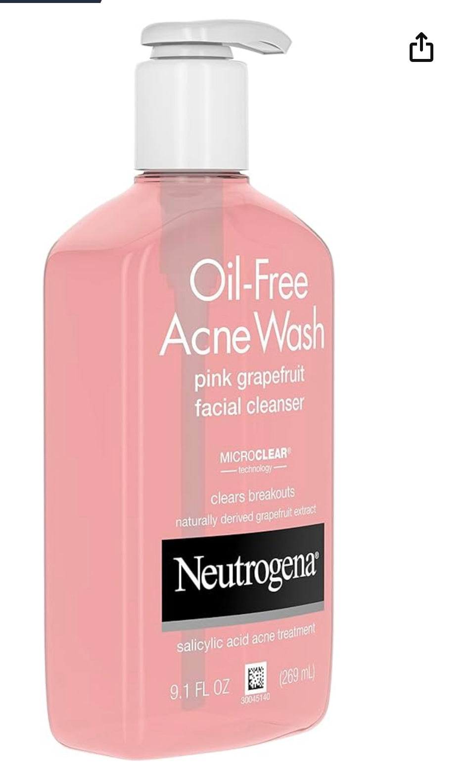 Neutrogena oil free acne wash
