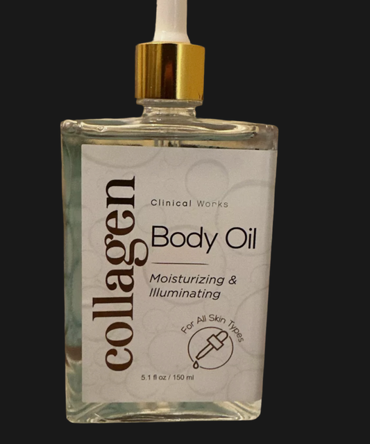 Clinical Works Collagen Body Oil . Moisturizing and illuminating.