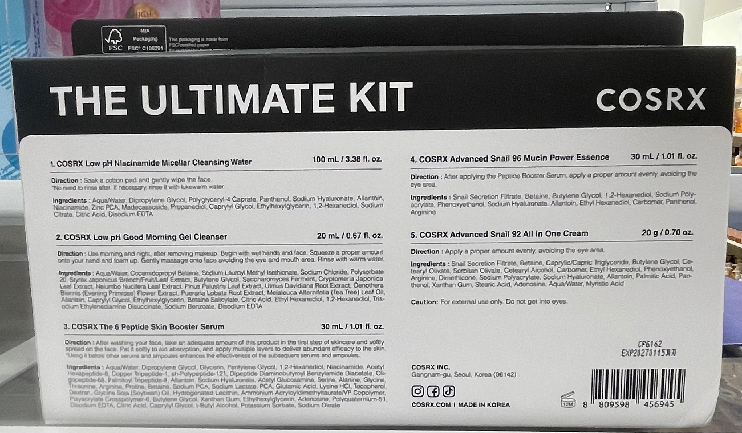 Cosrx The Ultimate kit
