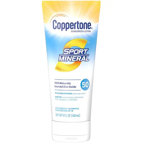 Coppertone Sport Mineral  Sunscreen Lotion SPF 50  5 oz