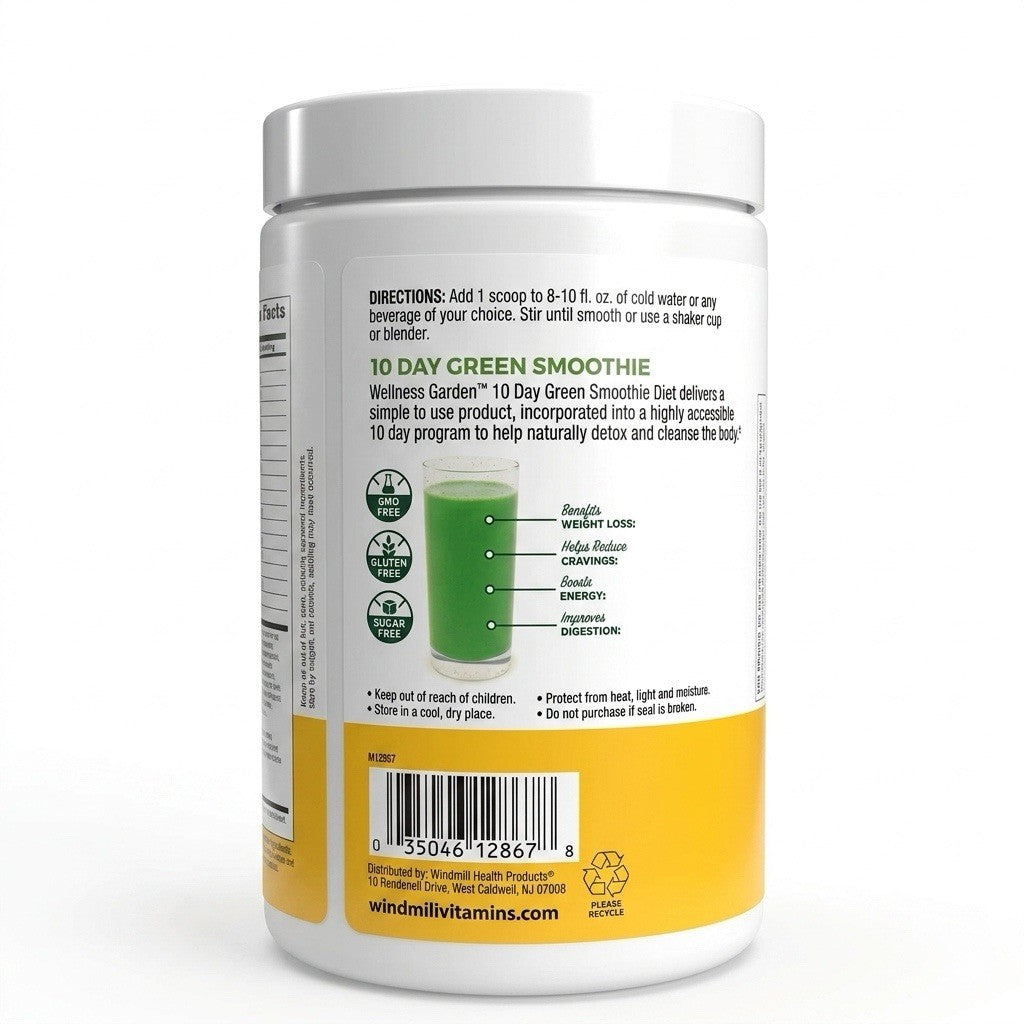 Wellness Garden 10 day green smoothie.